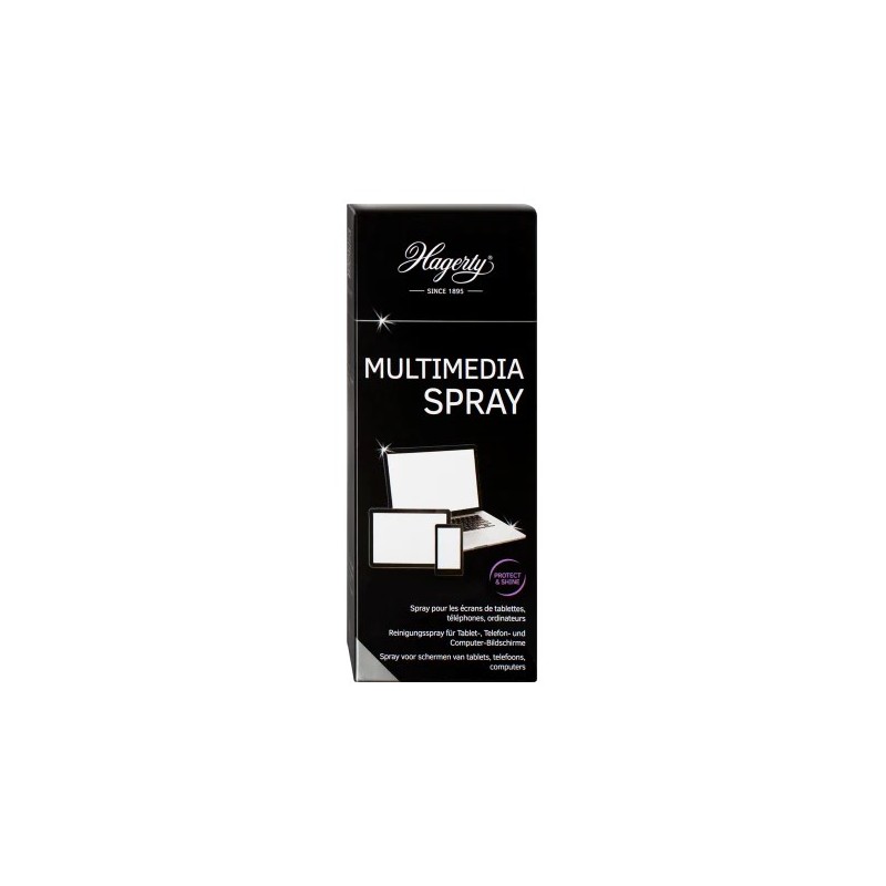 Hagerty Multimedia Spray - per la pulizia di schermi, pc, tablet, smartphone