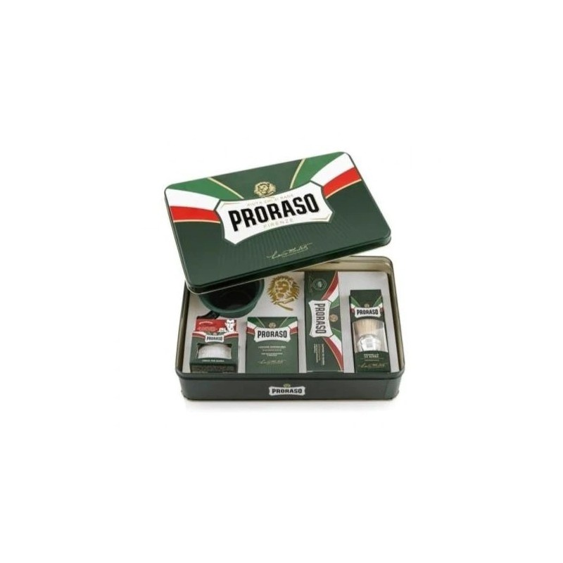 Proraso rinfrescante kit scatola di latta