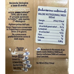 Latte di Avena Integrale